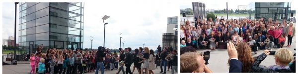 Flashmob zu Violetta in Köln