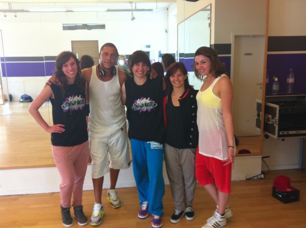 Eureo Coaches mit Caro und Kenny nach dem Summer-Dance